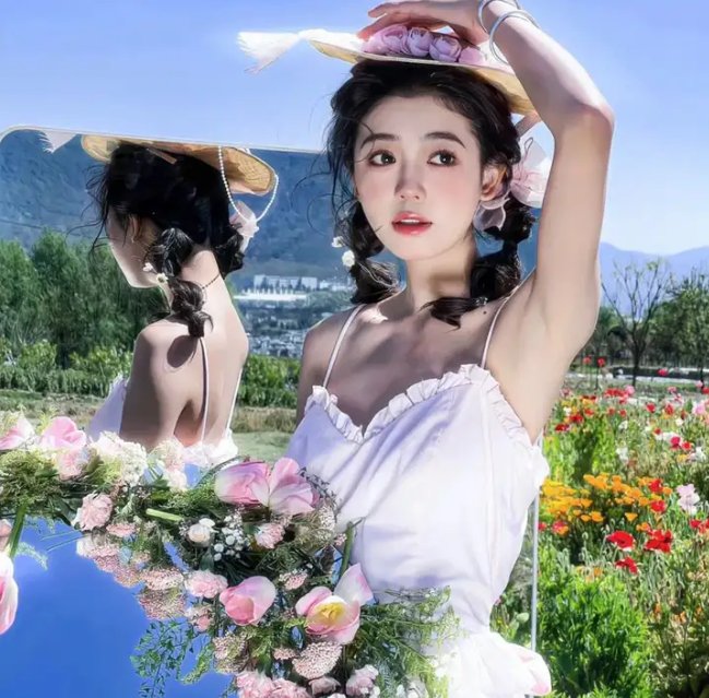 它在身后